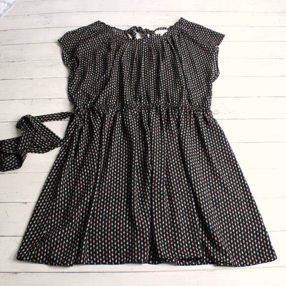 Lauren Conrad Women's Short Pleated Dress Size XXL Belted Sash - Picture 1 of 6